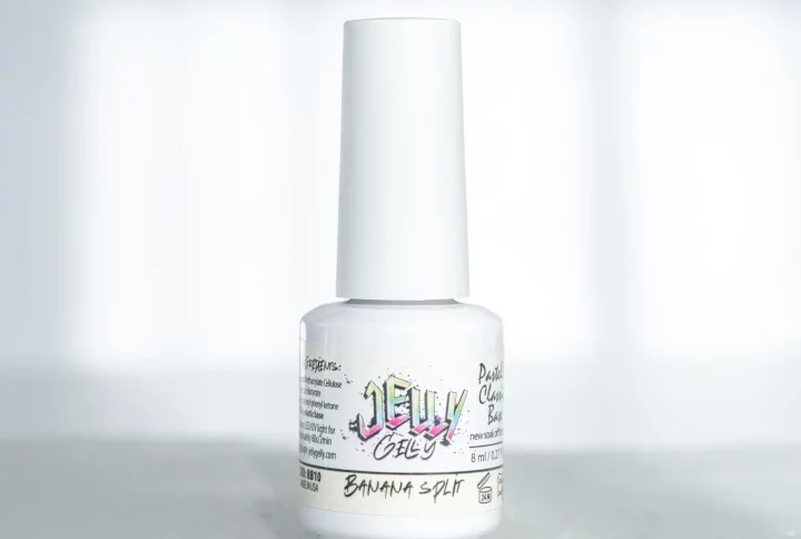 Jelly Gelly Rubber base coat - Banana split 8ml
