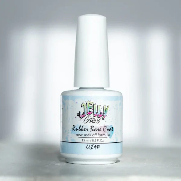 Jelly Gelly Rubber base coat – clear 15ml