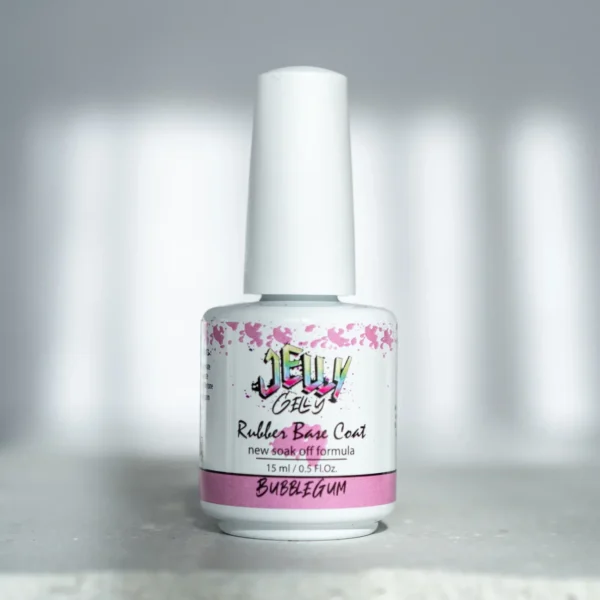 Jelly Gelly Rubber base coat – Bubblegum 15ml