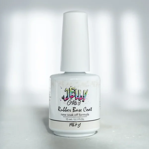 Jelly Gelly Rubber base coat – MILKY 15ml