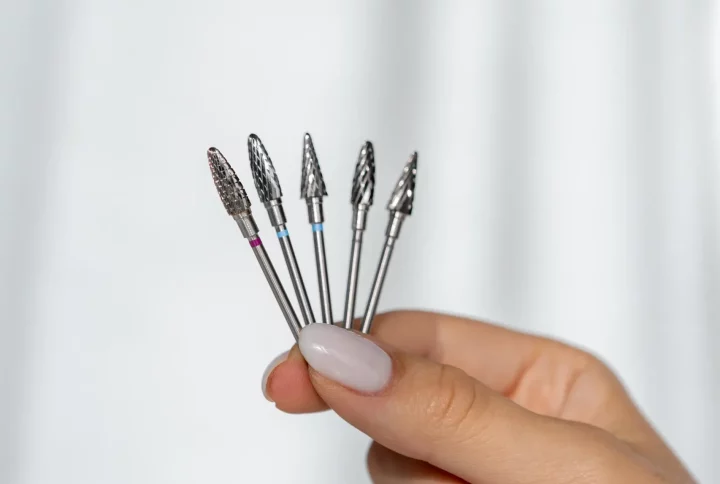 Karbidinis antgalis Kankorėžis mėlynas 5mm