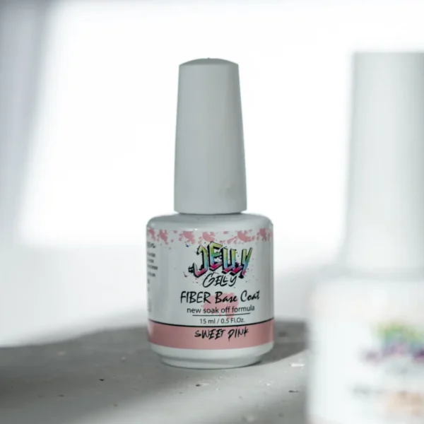 Jelly Gelly Fiber base coat – sweet pink 15ml