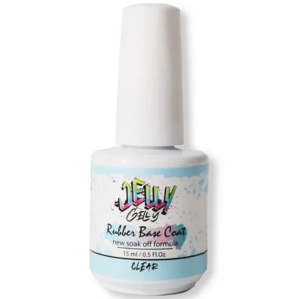 Jelly Gelly Rubber base coat – clear 15ml